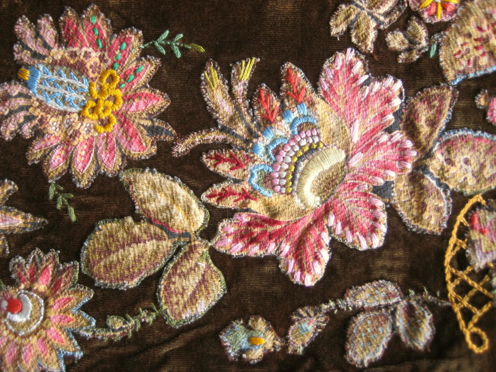 Provencal Embroidered Tablecloth, Circa 1800 - 4