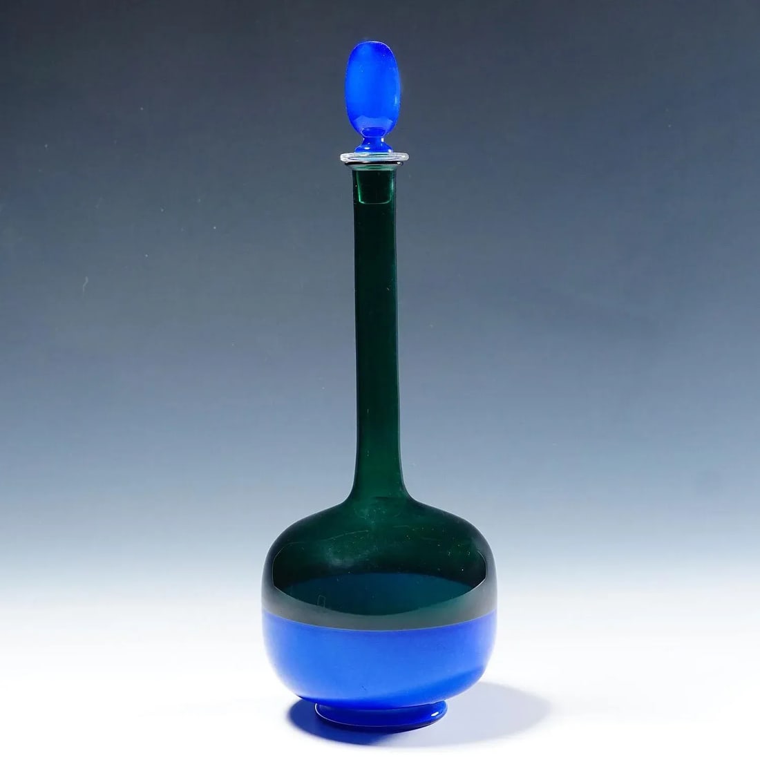 Art Glass Bottle Morandiana by Gio Ponti for Venini Murano - 2