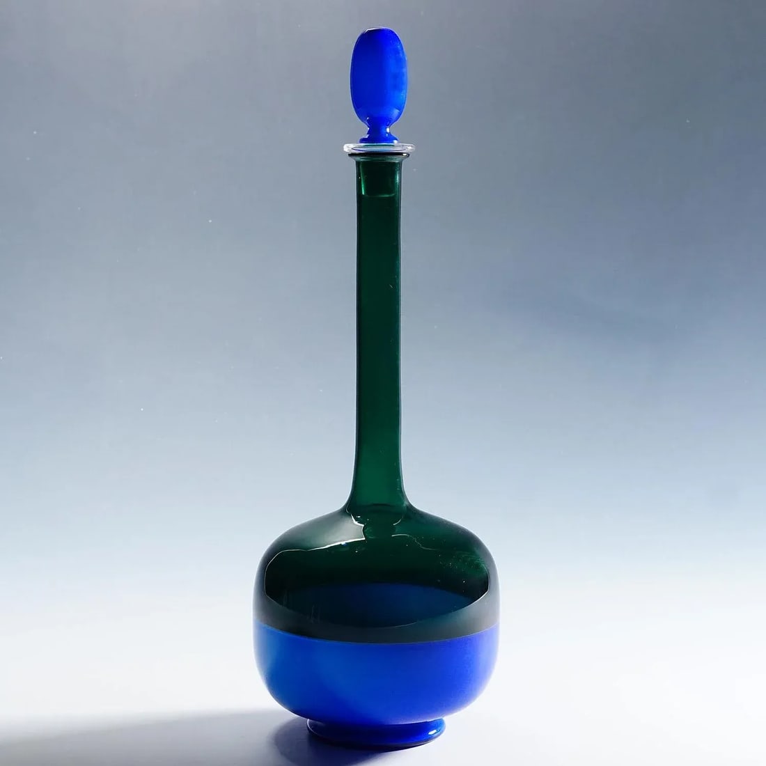 Art Glass Bottle Morandiana by Gio Ponti for Venini Murano - 3