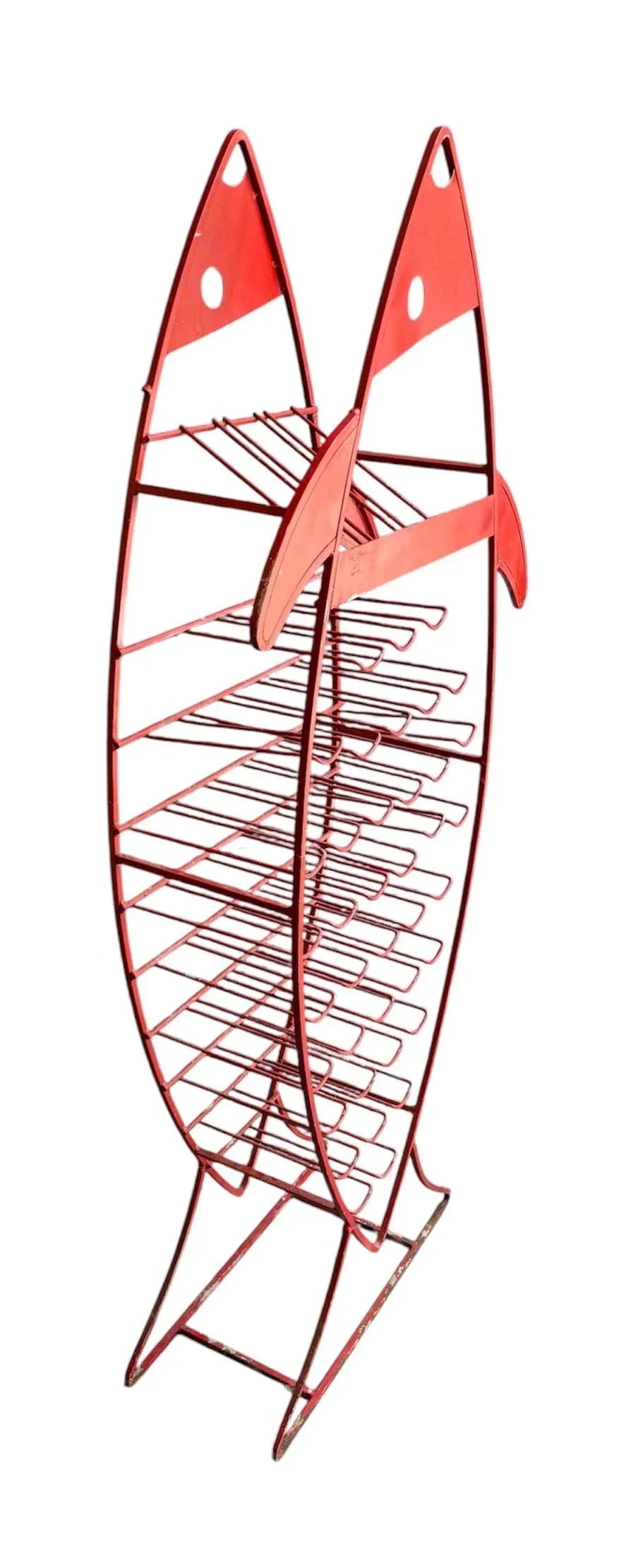 French Mid Century Fish Wine Bottle Holder - 4
