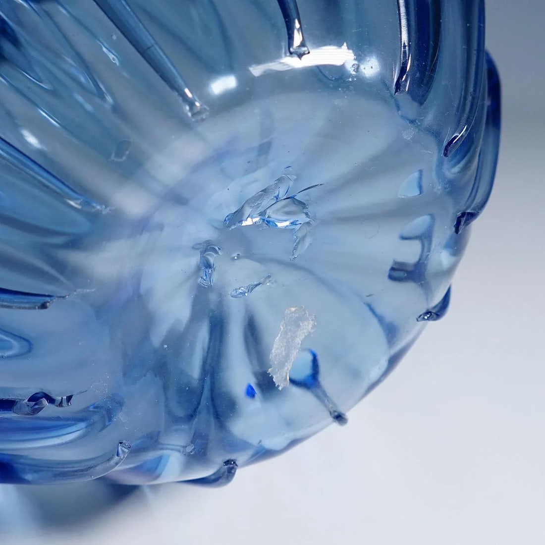 Large Vetro Soffiato Glass Vase by Vittorio Zecchin for Venini Murano 1924 - 12