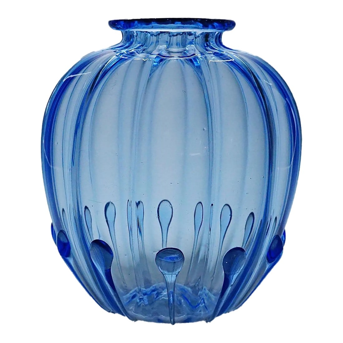 Large Vetro Soffiato Glass Vase by Vittorio Zecchin for Venini Murano 1924 (1 of 12)