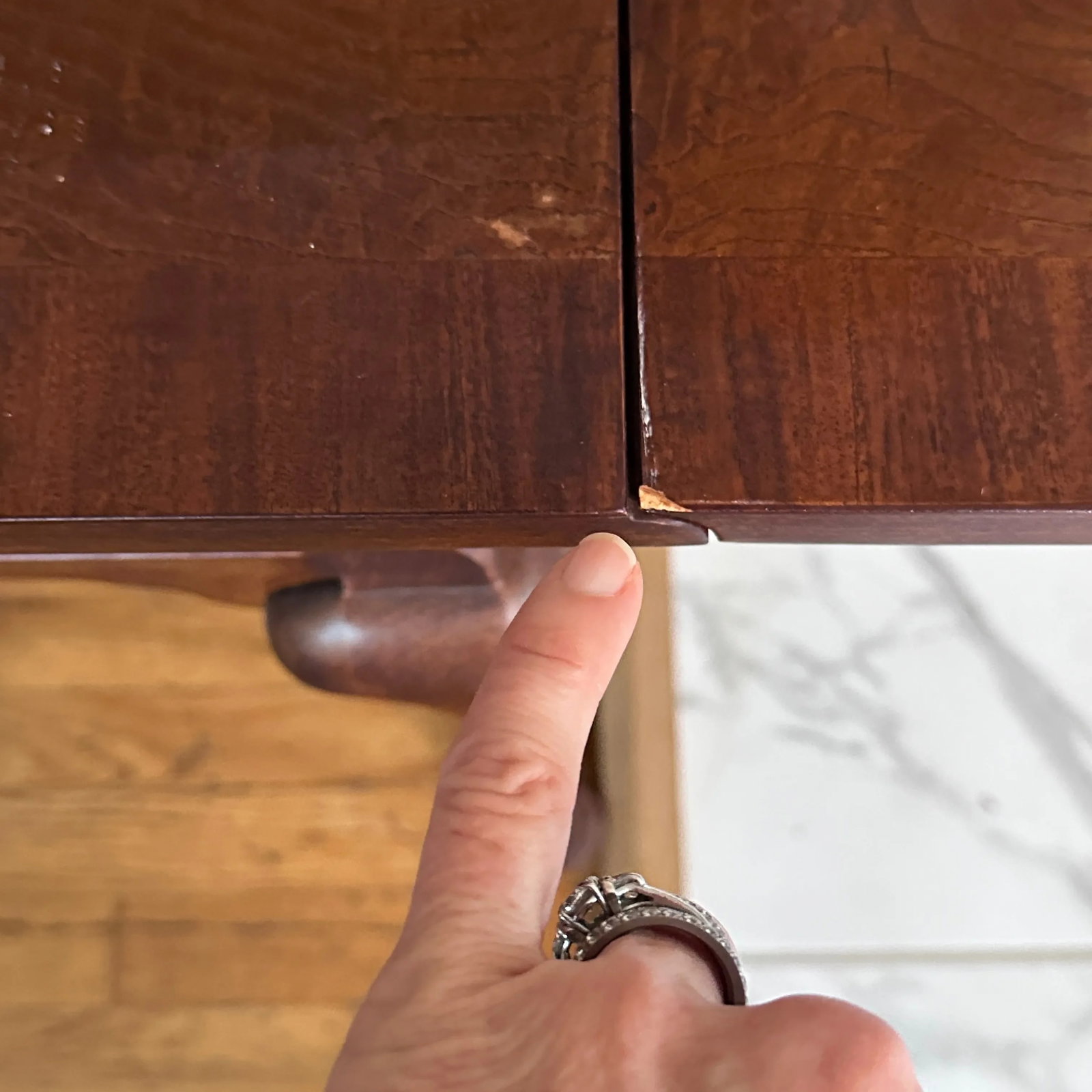 1970s Hekman Queen Anne Side Table - 2