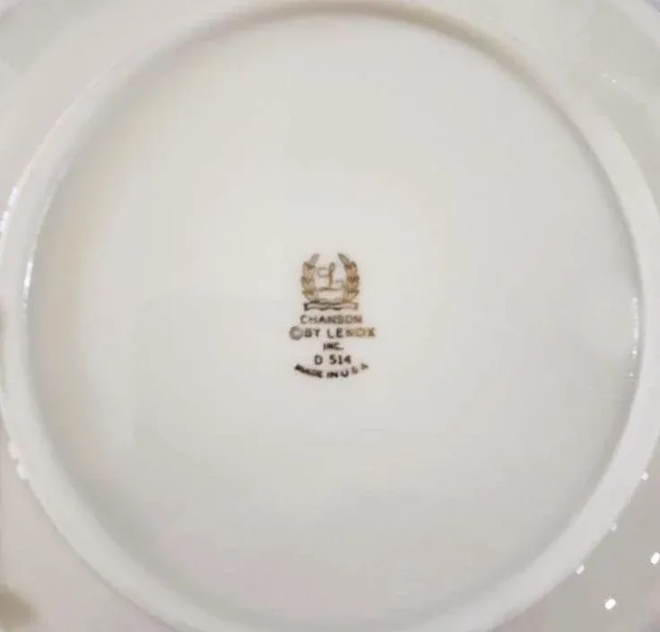 Lenox China Chanson Pattern Service for 12 - 72 Pcs - 5