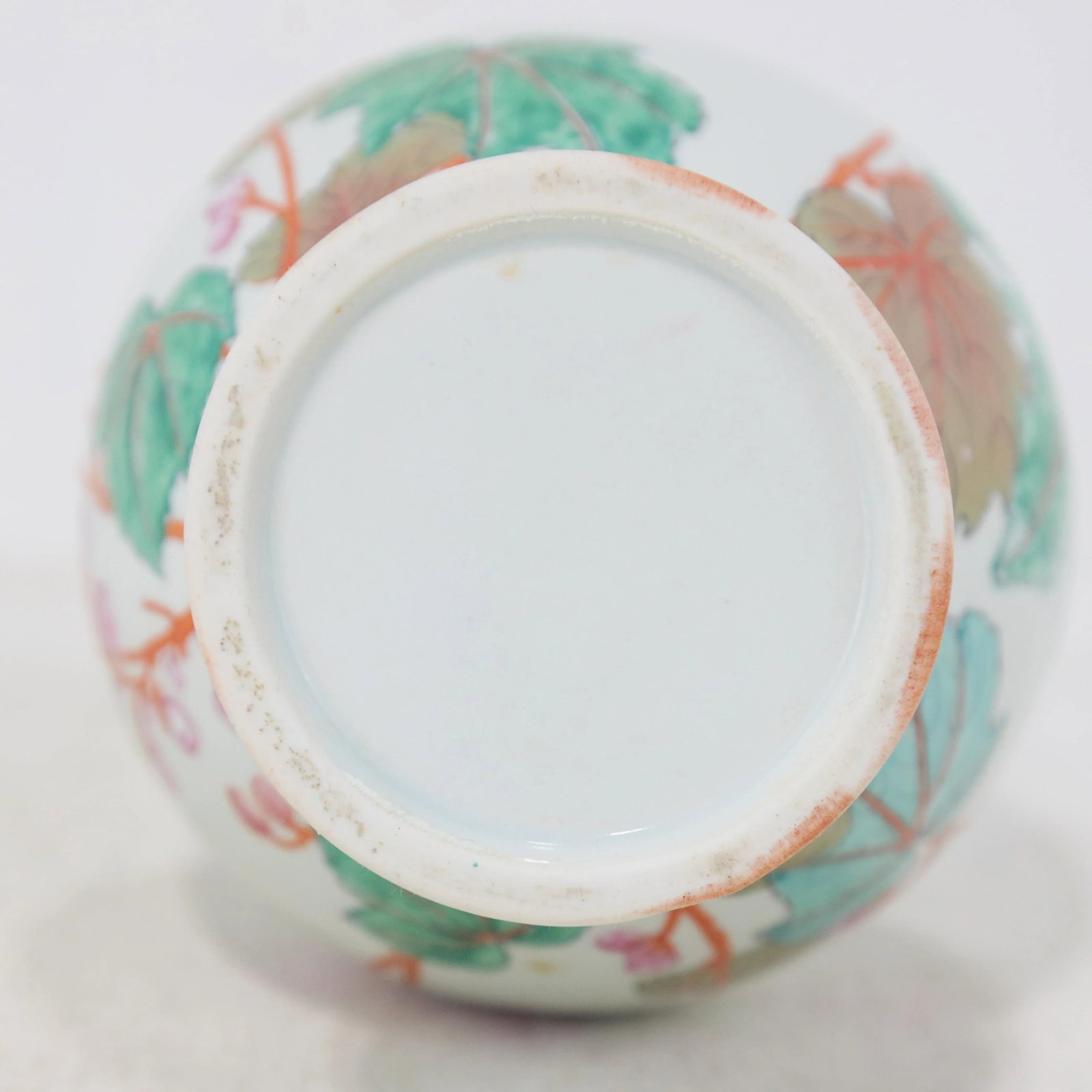 Pair of Chinese Famille Rose Porcelain Vases With Plum Blossom Design - 7