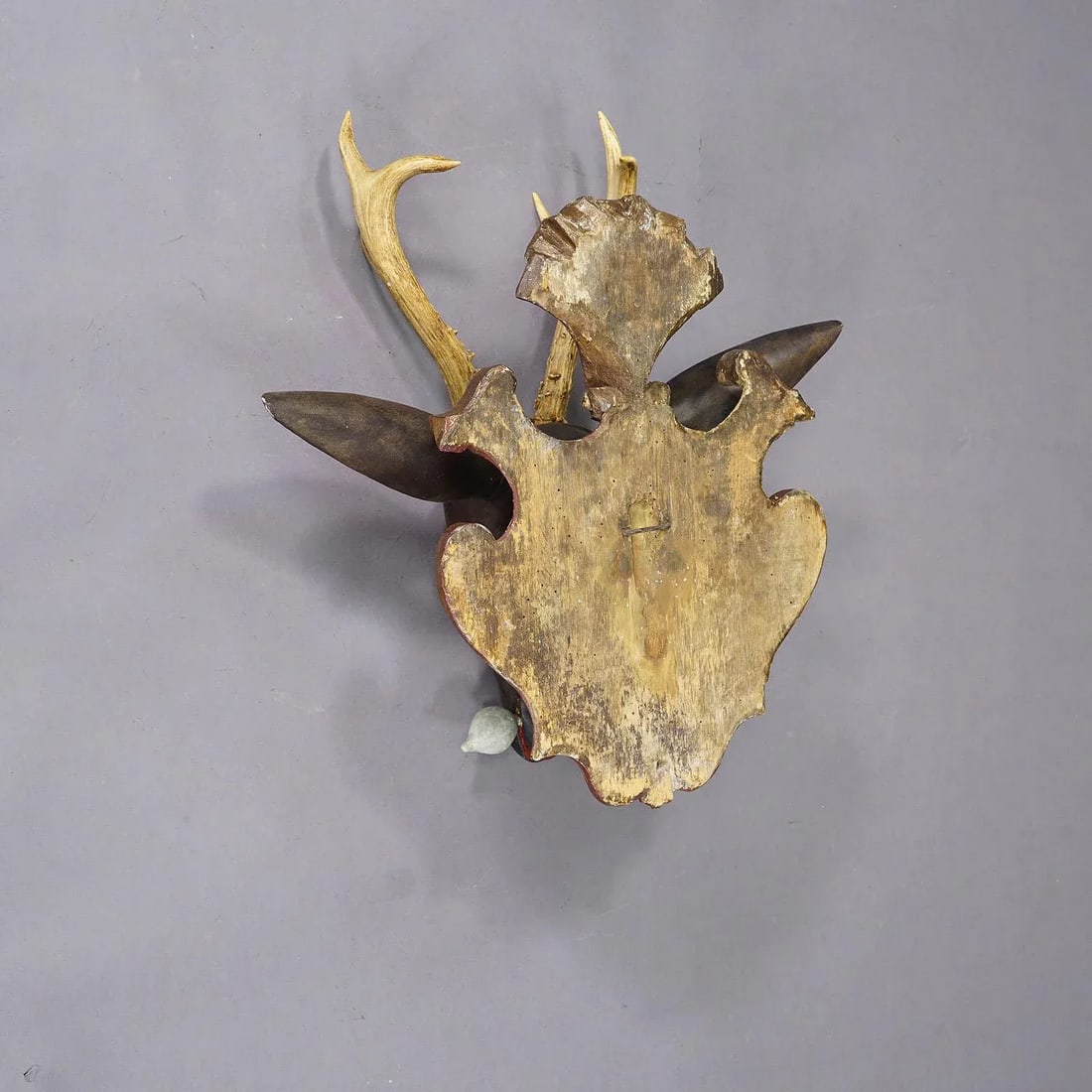 Large Baroque Carved Roe Deer Head, 19th Century - 7