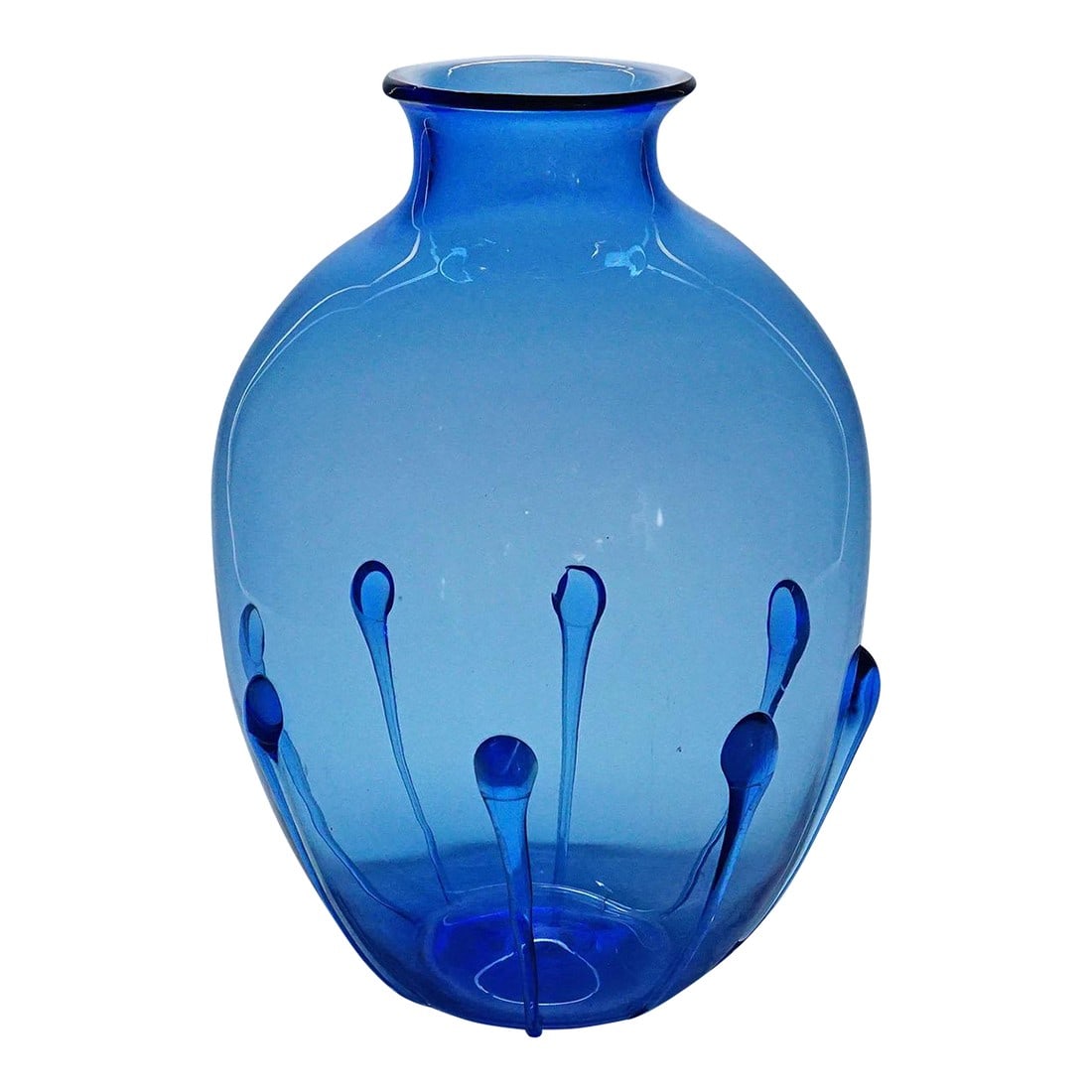 Large Vetro Soffiato Glass Vase by Vittorio Zecchin Attr. Murano 1924 (1 of 11)