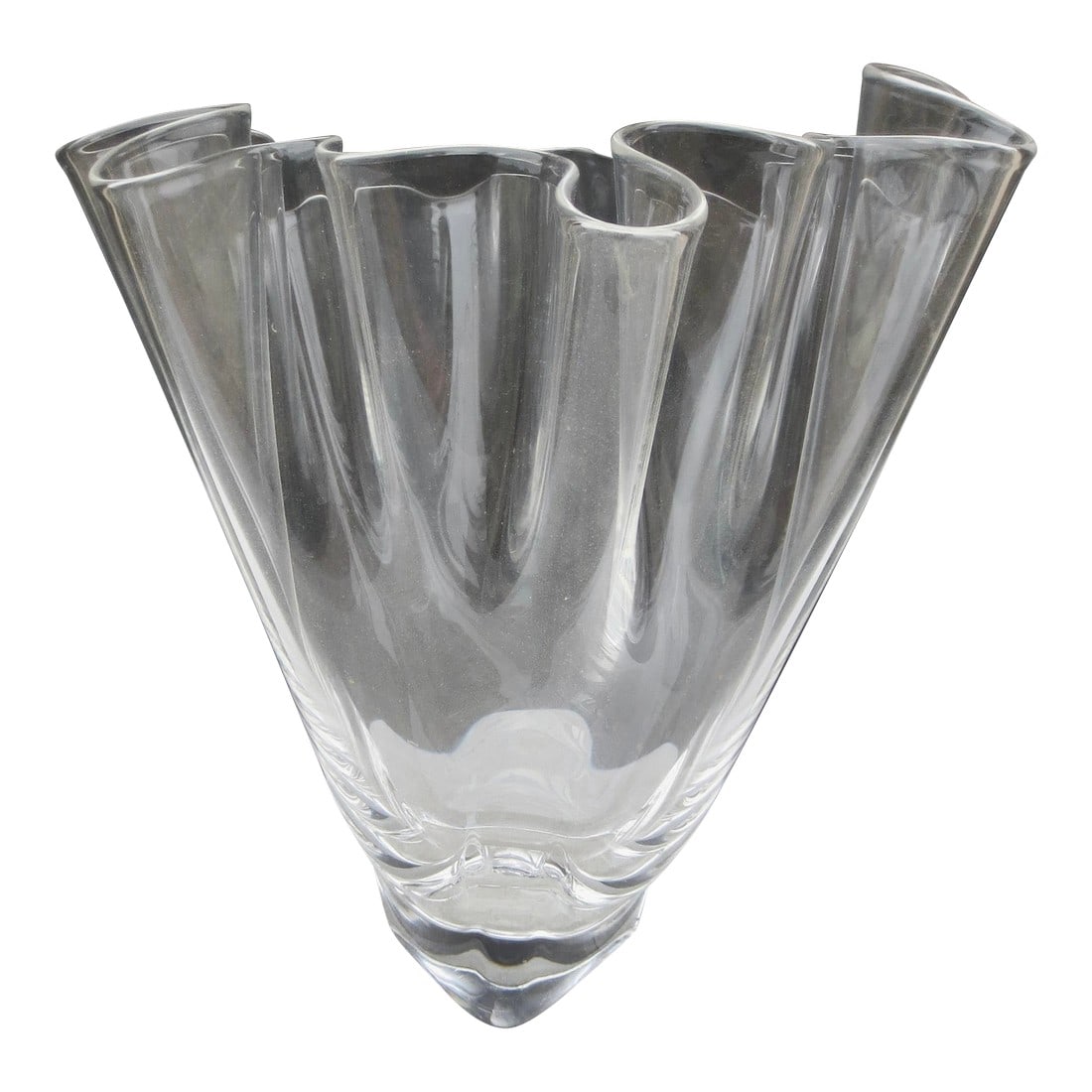 Stuben Crystal Handkerchief Large Vase (1 of 8)