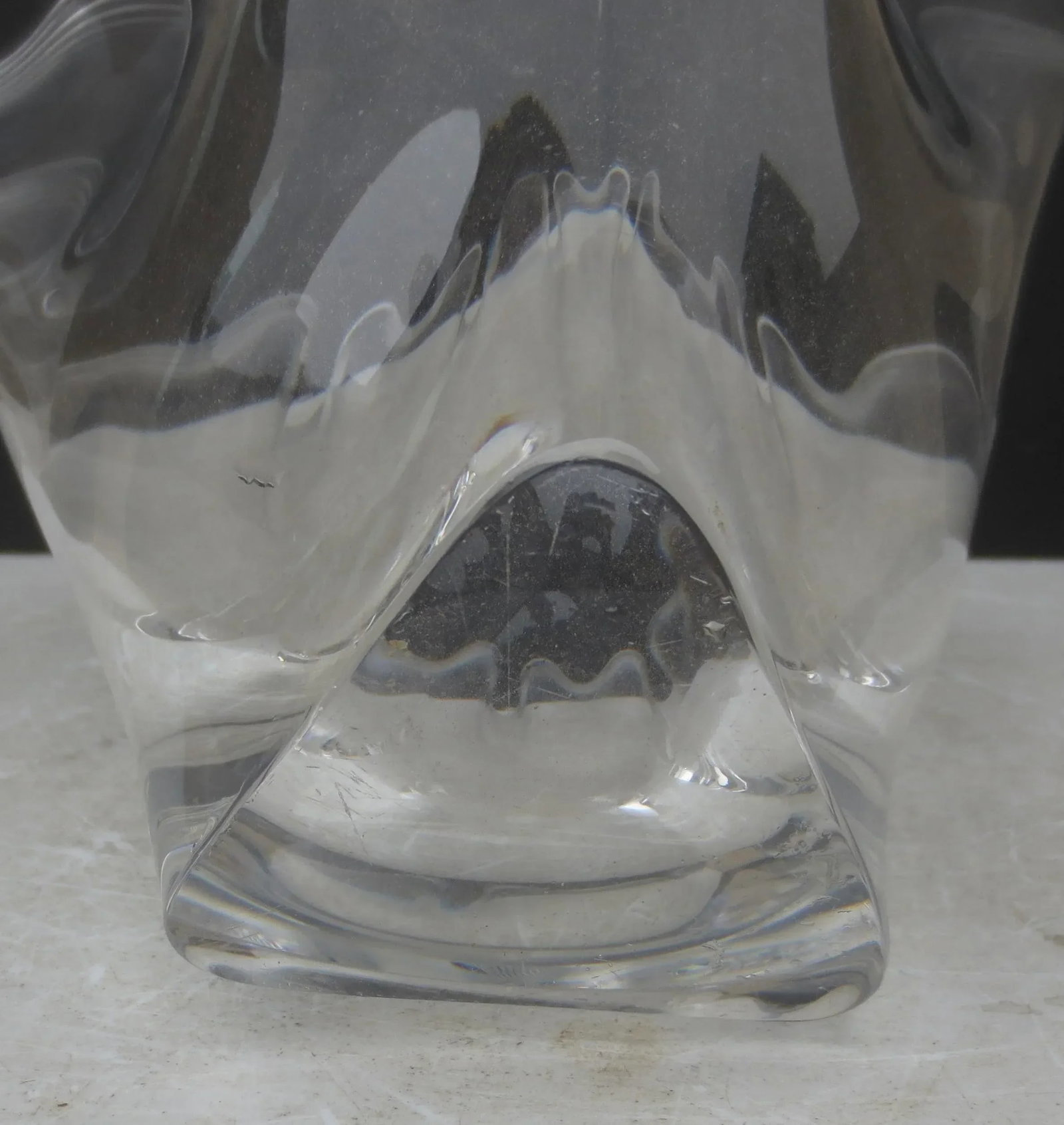 Stuben Crystal Handkerchief Large Vase - 5