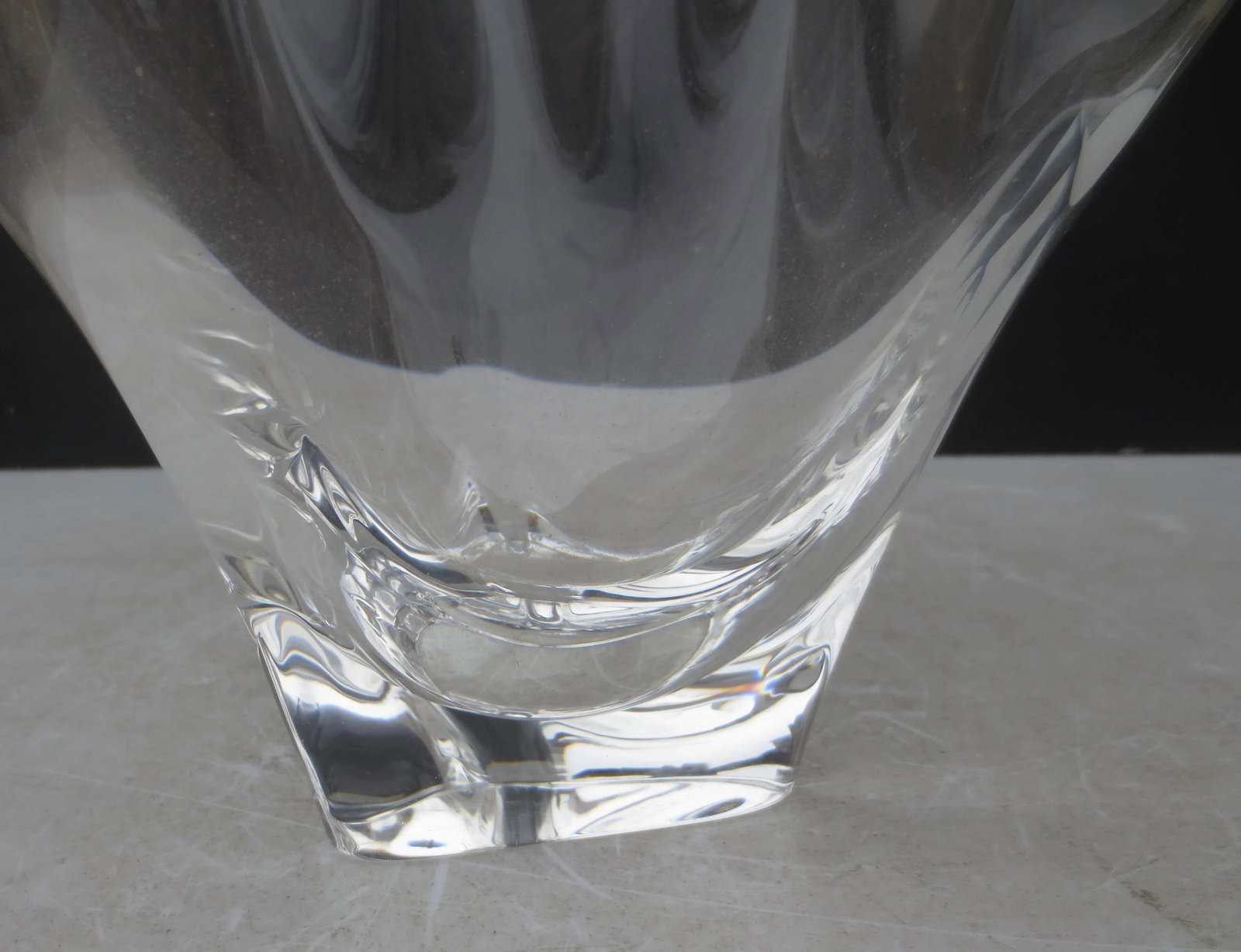 Stuben Crystal Handkerchief Large Vase - 6