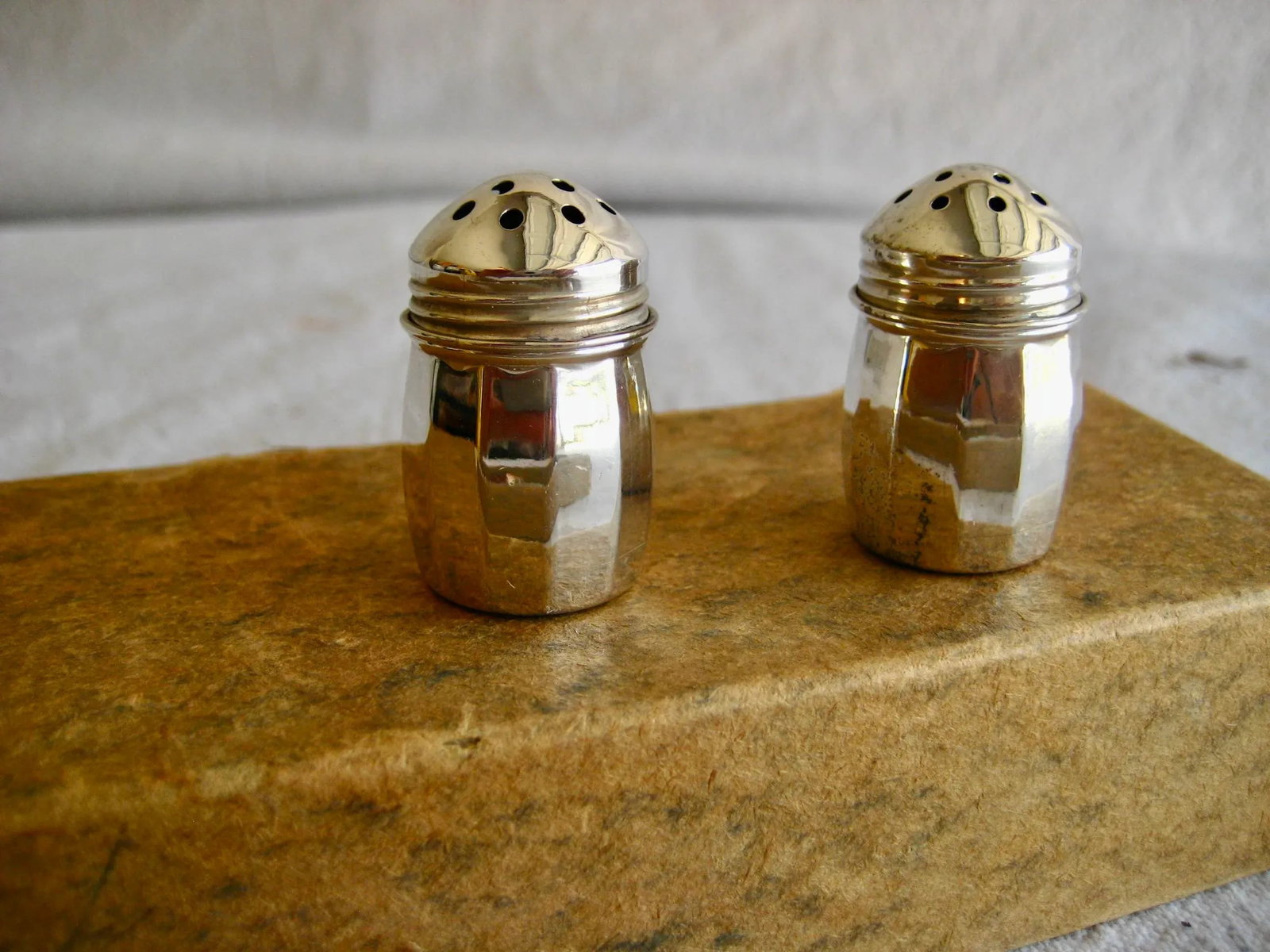 Early 20th Century Sterling Silver Salt Shakers Neo-Classic Style Set- 6 Pieces - 4