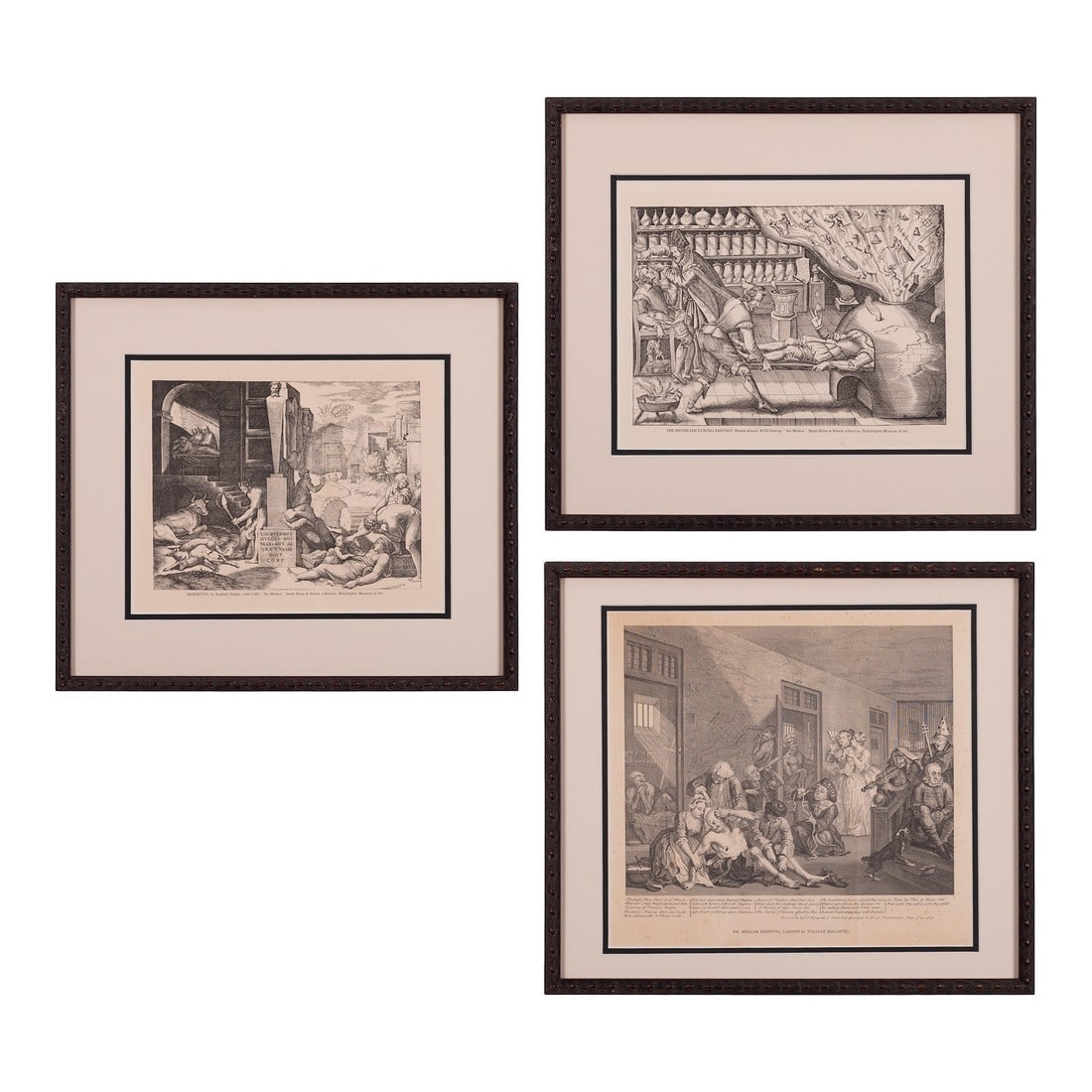 Ars Medica: Early Medical and Psychiatric History Prints - Set of 3 (1 of 8)