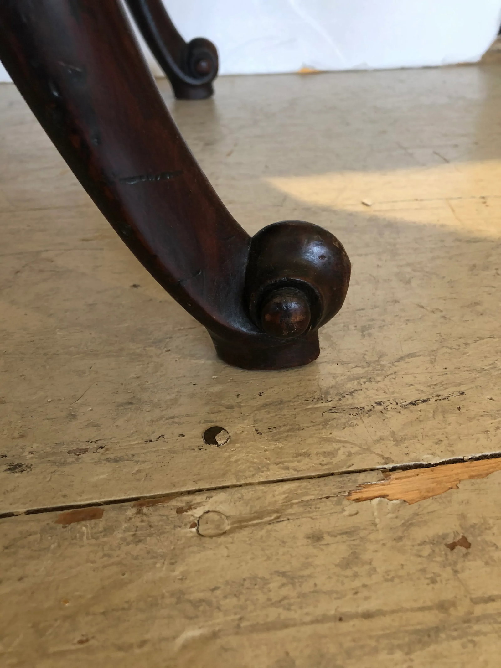 18th Century Georgian Side Chairs Dressed Up in Scalamandre Upholstery -A Pair - 5