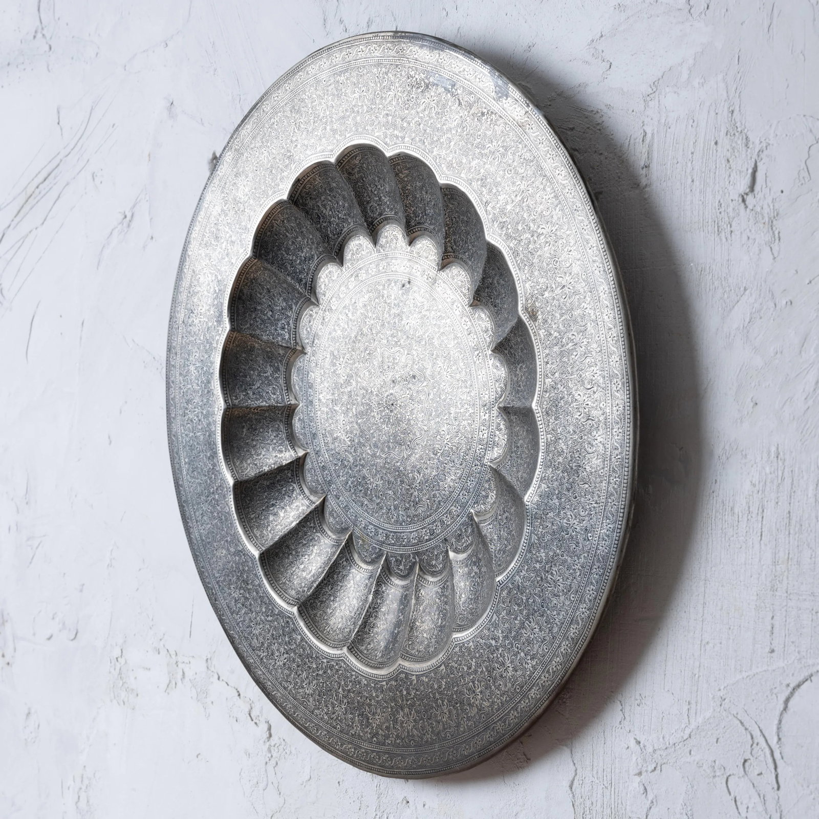 Indian Silverplate Tray - 3
