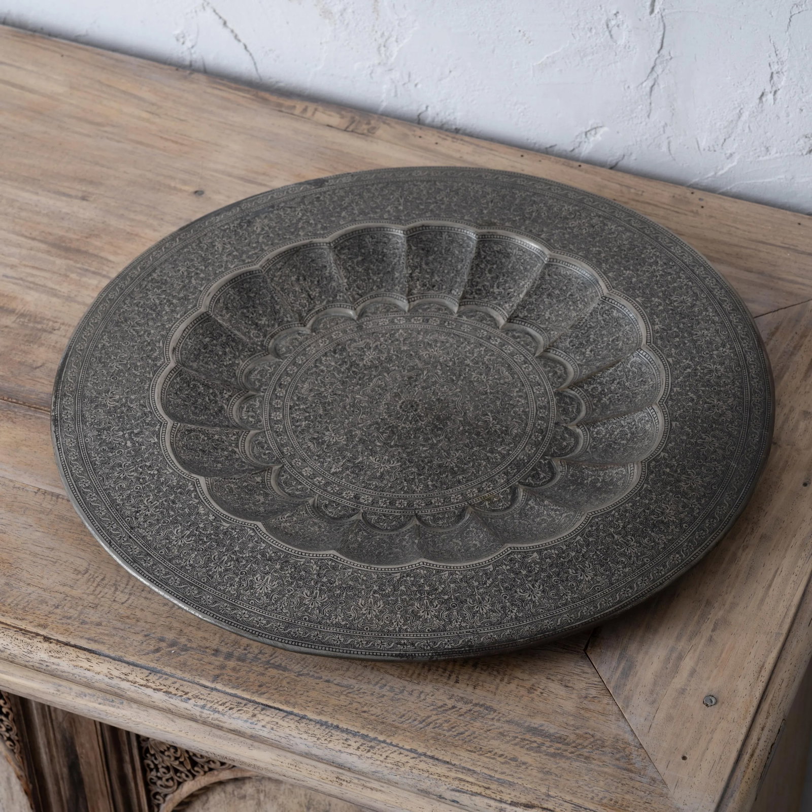 Indian Silverplate Tray - 5