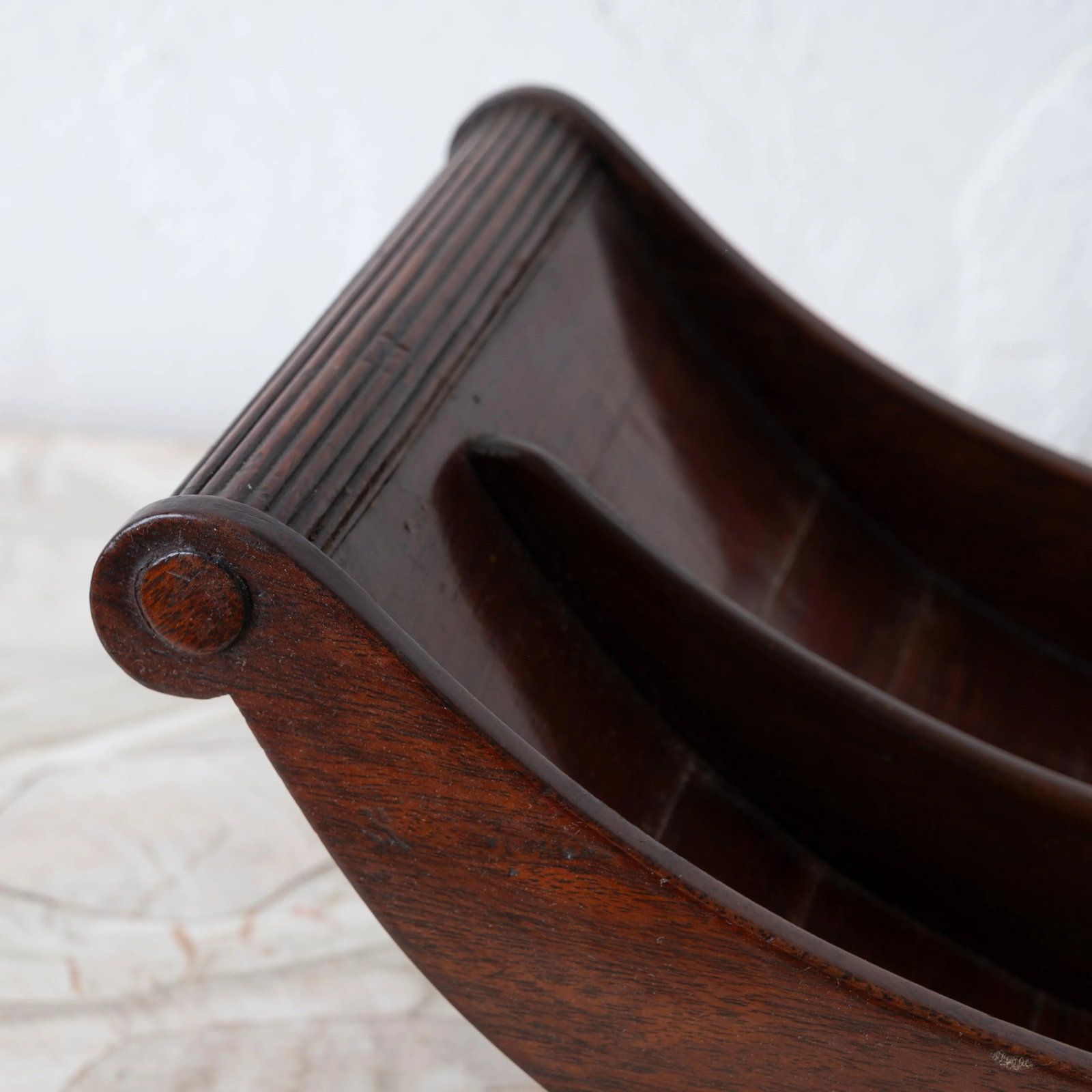 George III Mahogany Cheese Coaster - 2