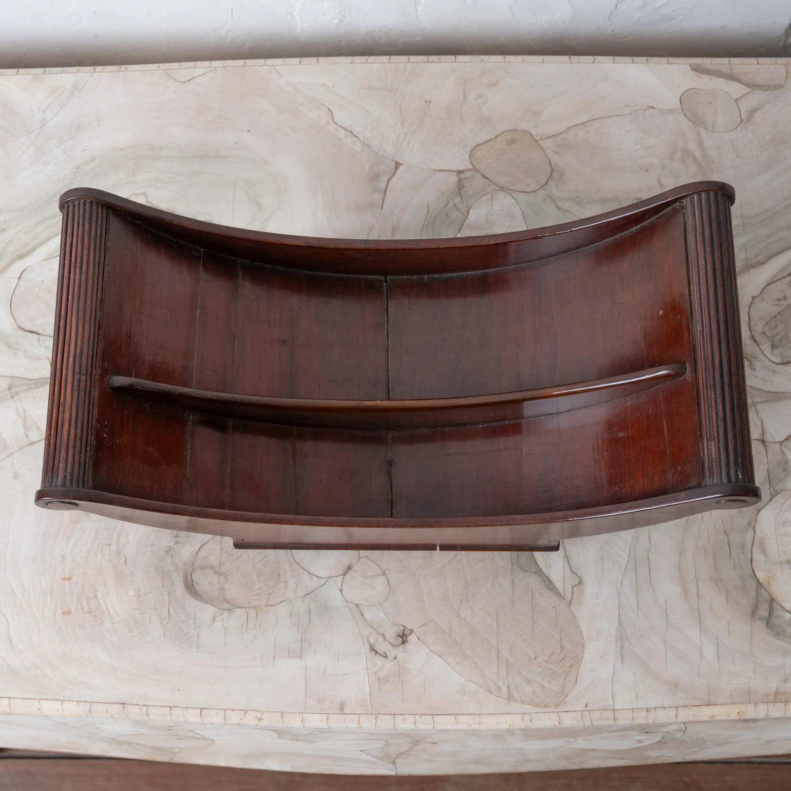 George III Mahogany Cheese Coaster - 3