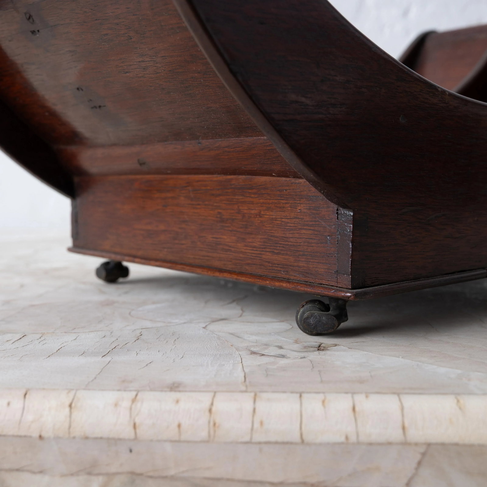 George III Mahogany Cheese Coaster - 8
