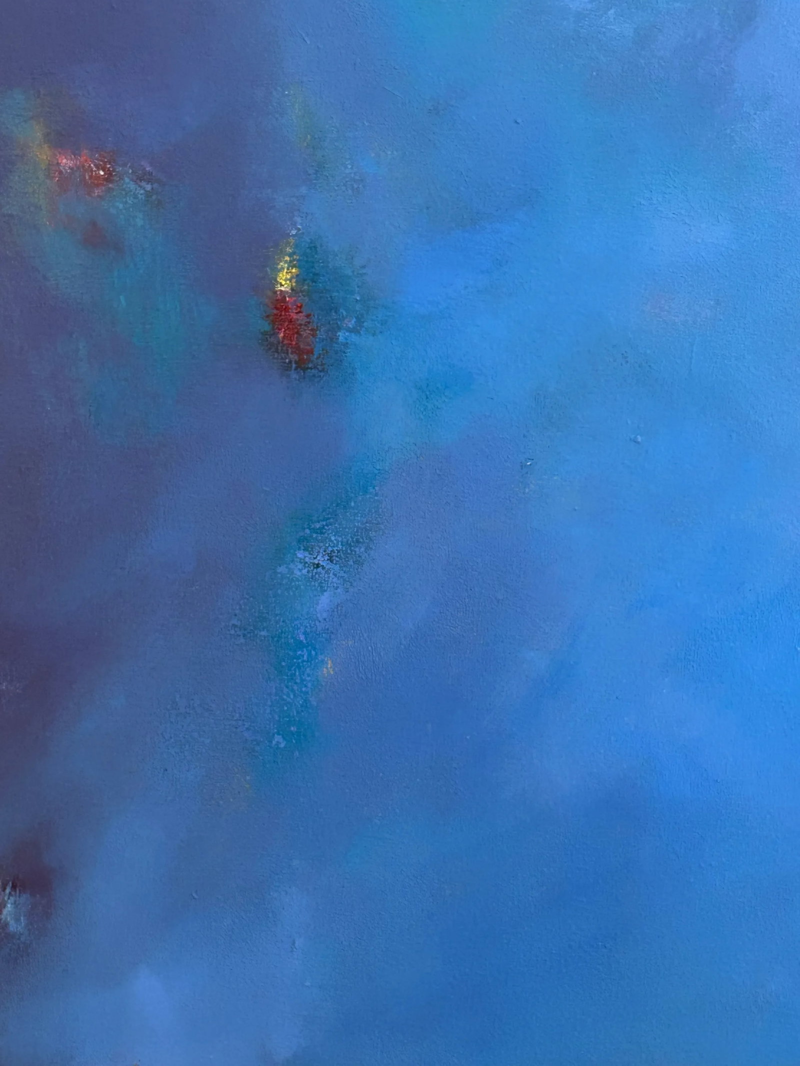 Becoming Blue Abstract Painting by Thomas George - 2