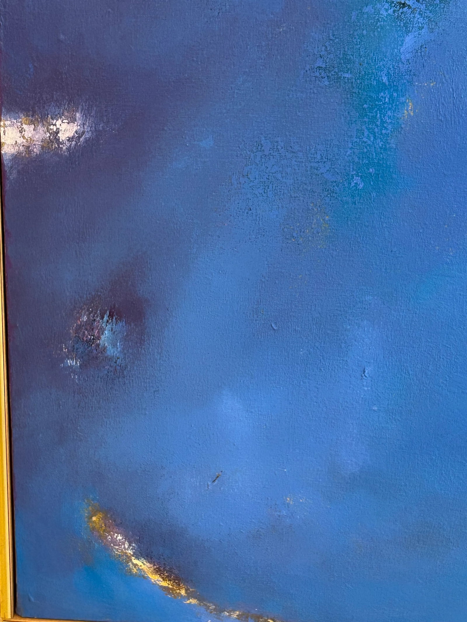 Becoming Blue Abstract Painting by Thomas George - 4
