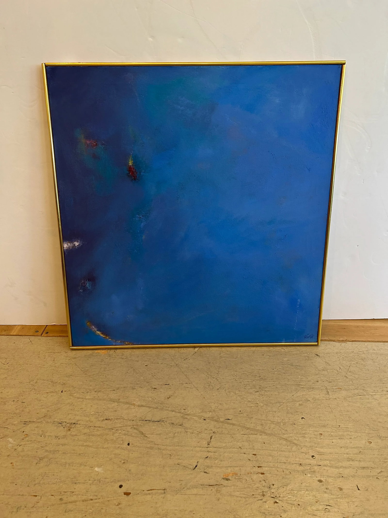 Becoming Blue Abstract Painting by Thomas George - 5