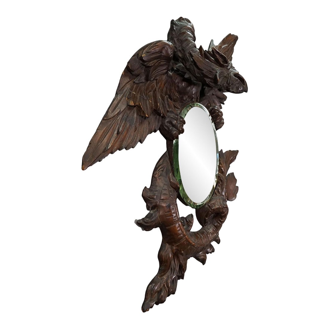 Victorian Mirror With Carved Dragon in the Manner of Gabriel Viardot Ca. 1880 (1 of 13)