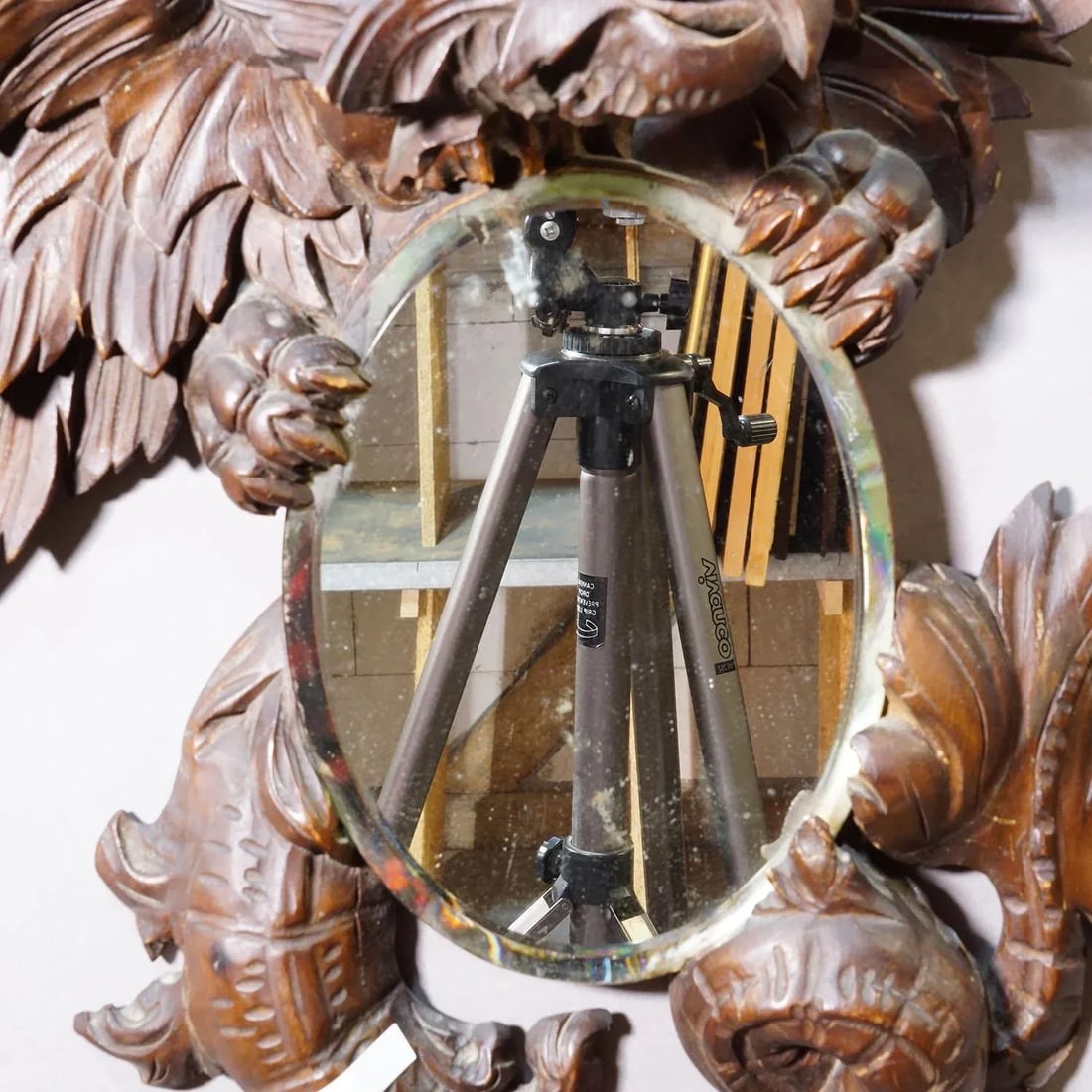 Victorian Mirror With Carved Dragon in the Manner of Gabriel Viardot Ca. 1880 - 4