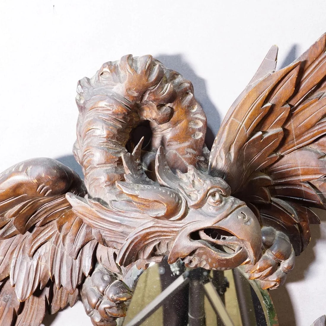 Victorian Mirror With Carved Dragon in the Manner of Gabriel Viardot Ca. 1880 - 6