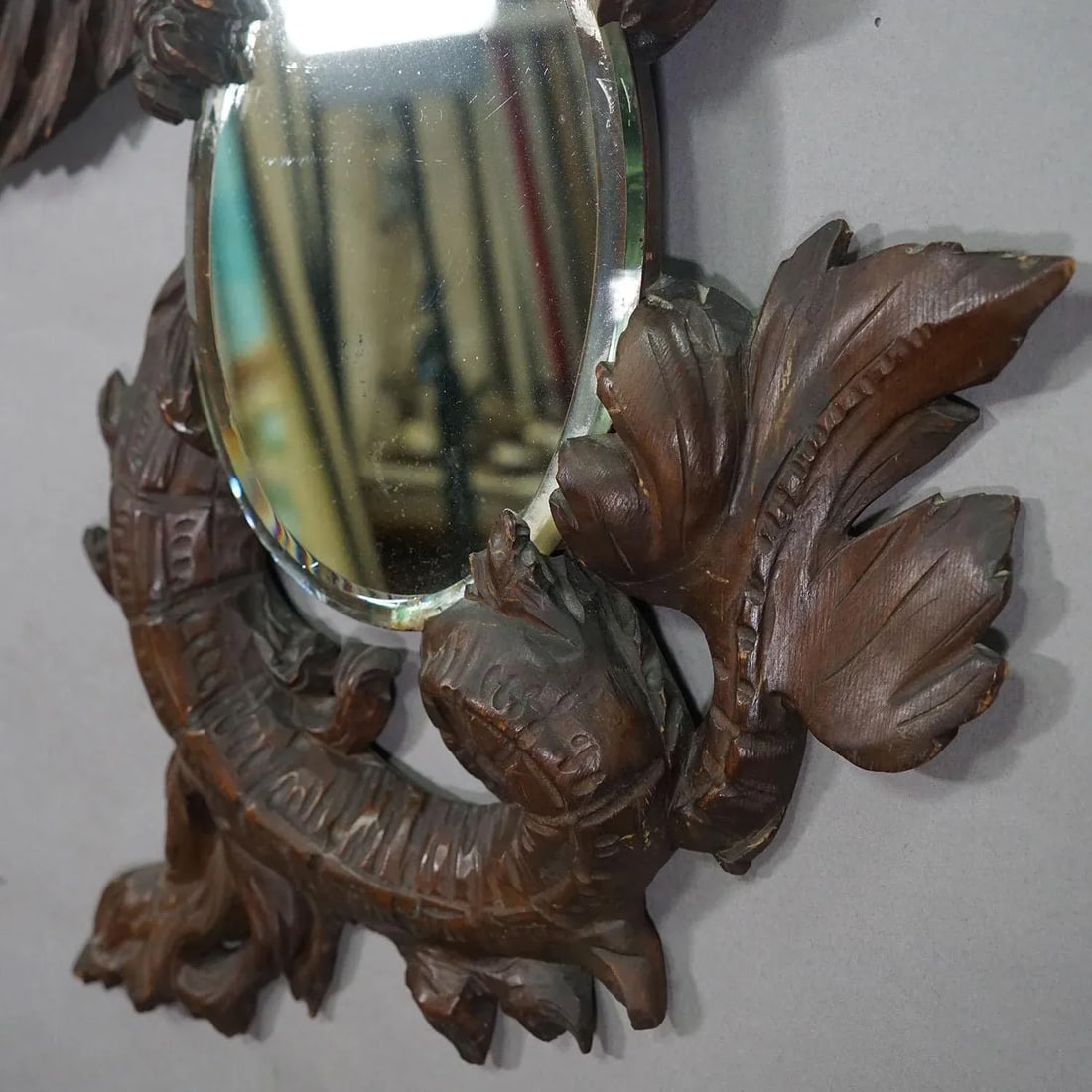 Victorian Mirror With Carved Dragon in the Manner of Gabriel Viardot Ca. 1880 - 7