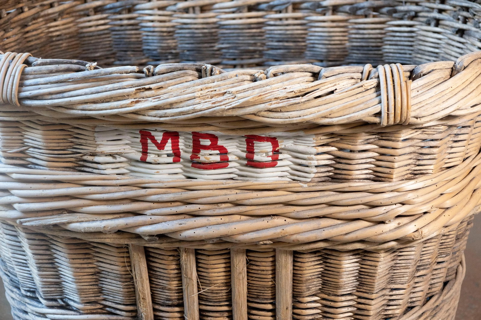 French Champagne Harvesting Basket - 3