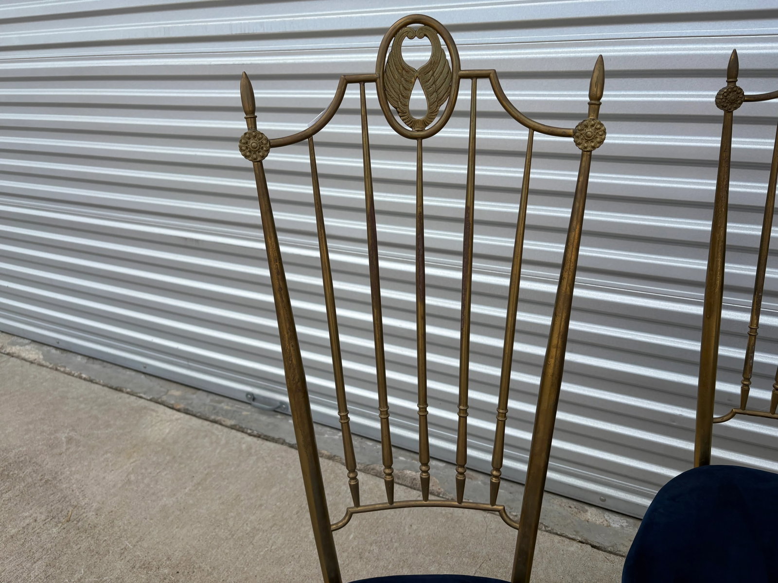 1960s Set of 4 Italian Brass Chiavari Chairs - 2