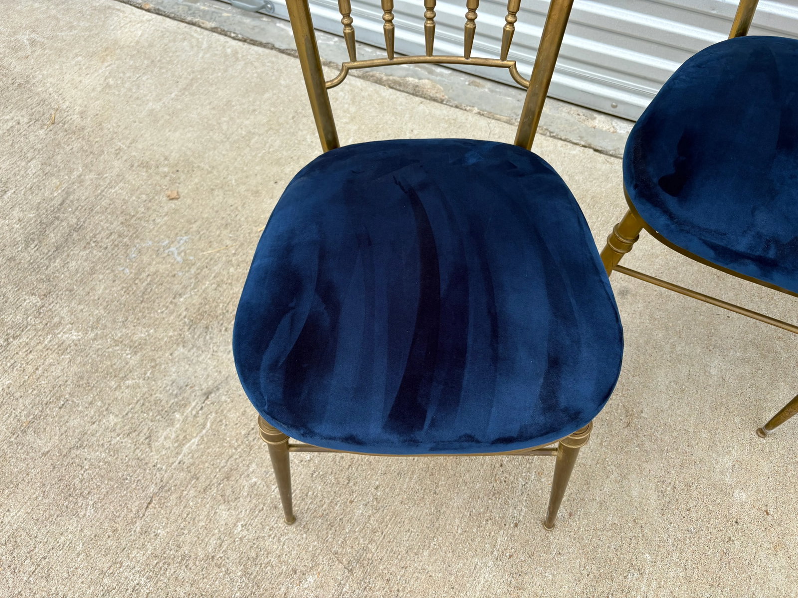 1960s Set of 4 Italian Brass Chiavari Chairs - 6