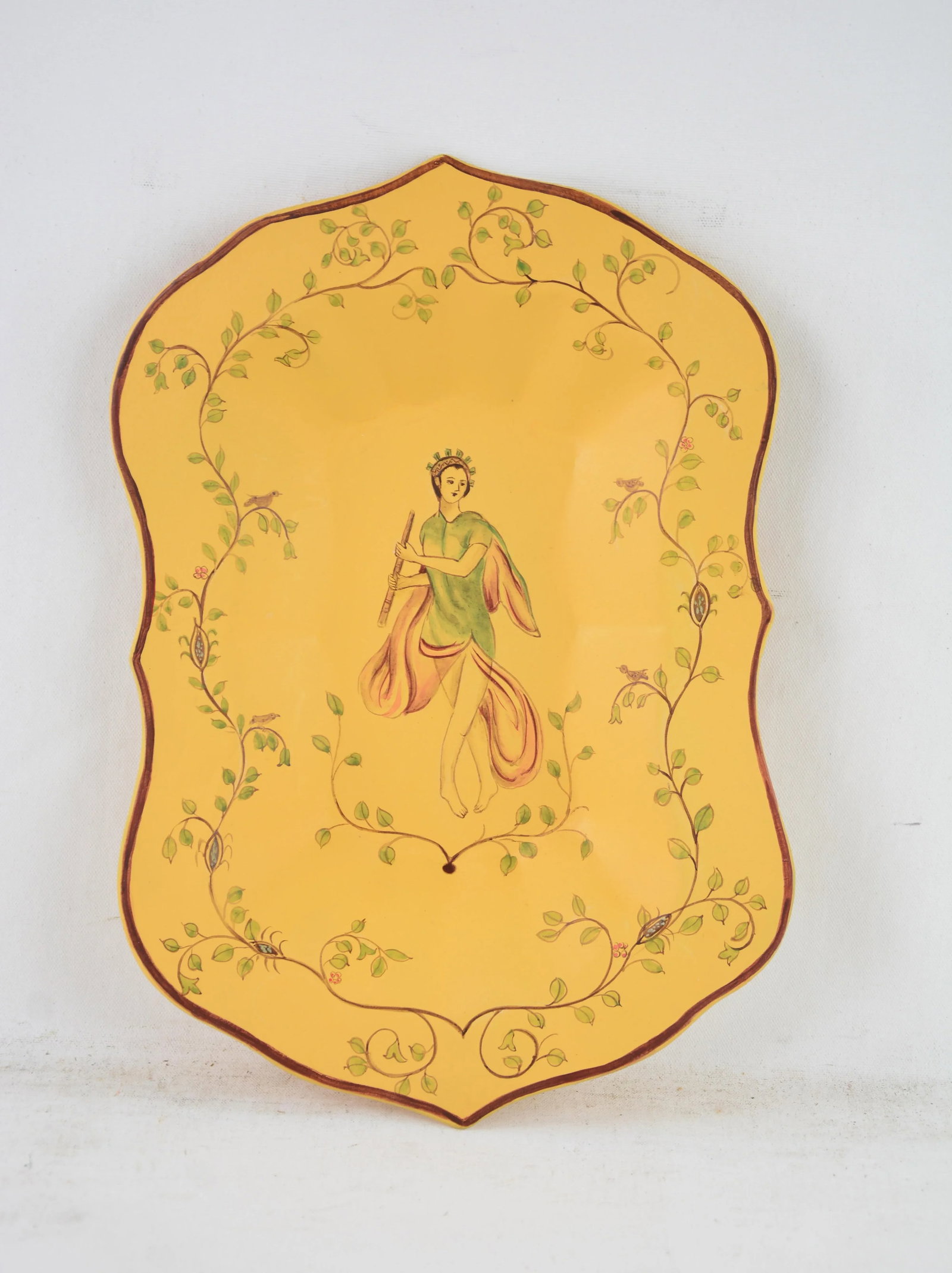 Hand-Painted Desktop Decoration Board,/Tray - 7