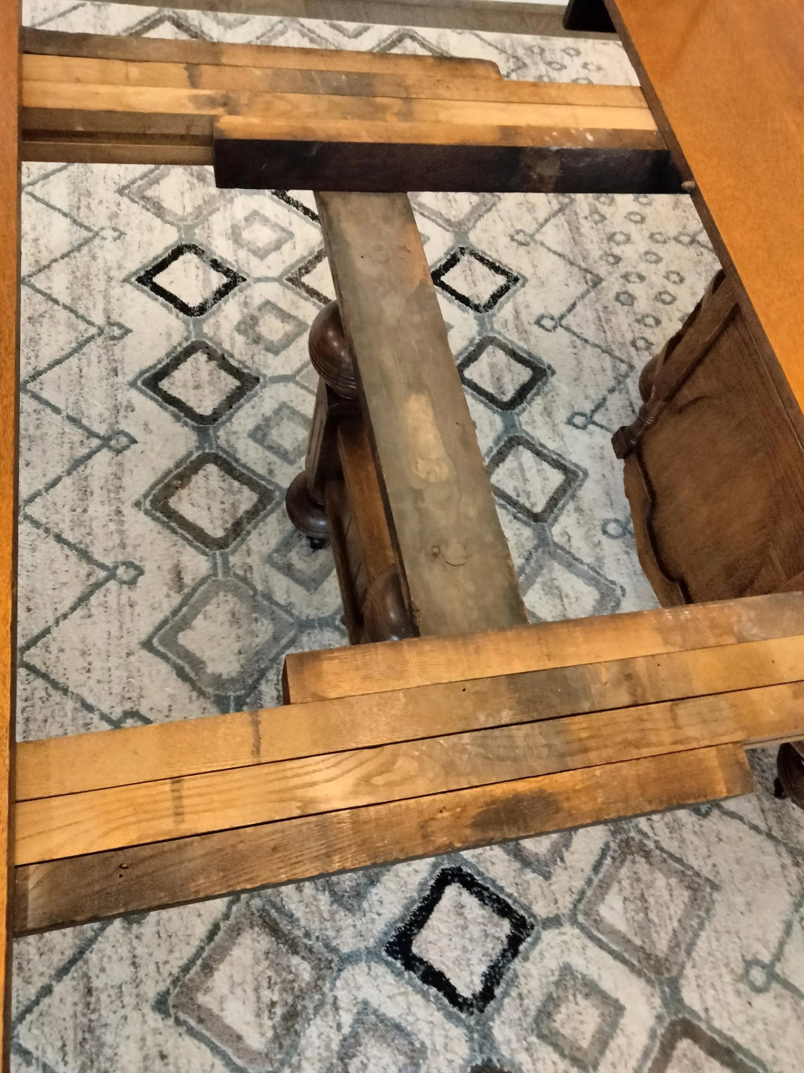 1880s Golden Oak Gilded Age Custom Made Dining Set With 10 Chairs - 9