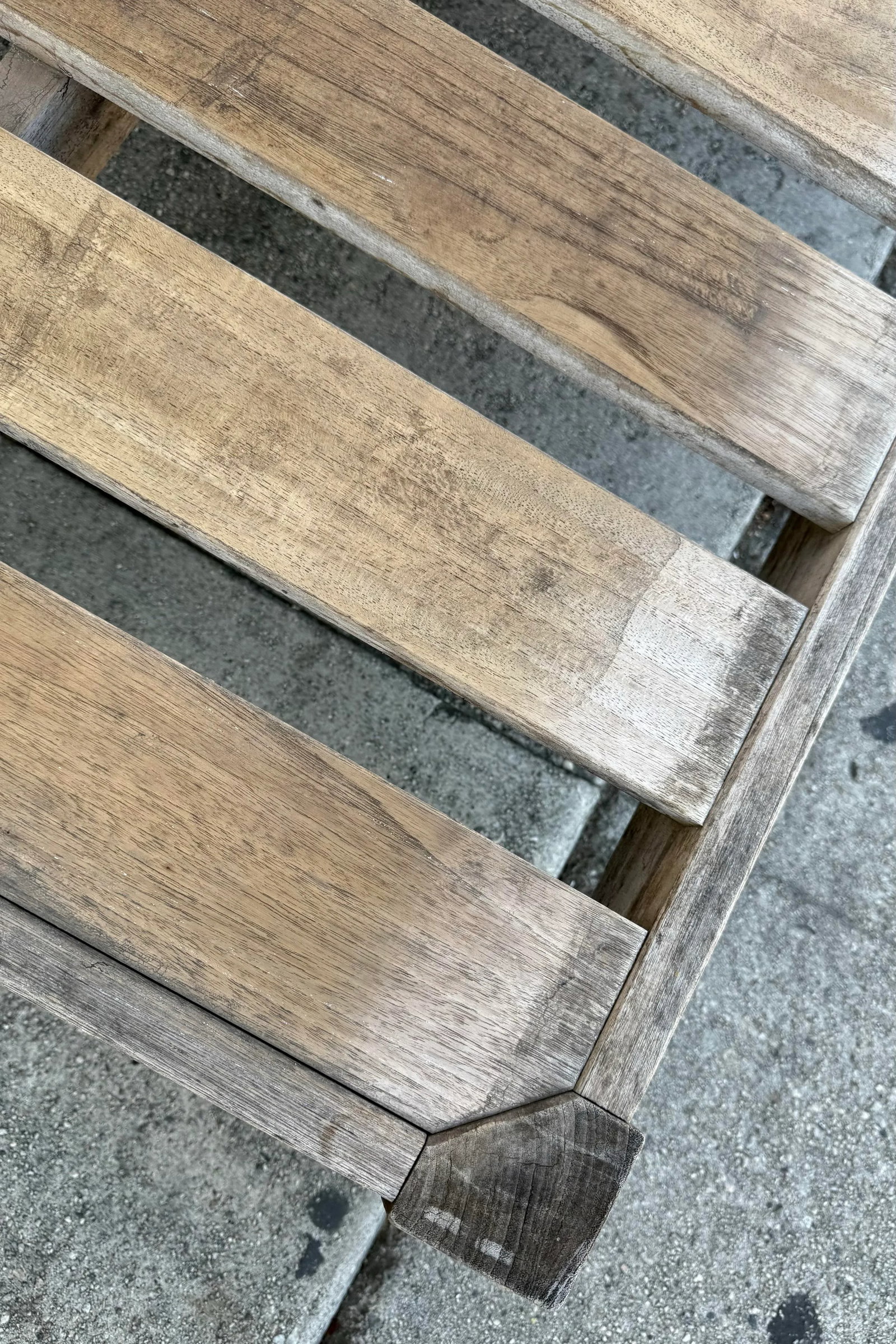 Restoration Hardware Solid Teak Outdoor Platform Base/Chaise Lounge - 6