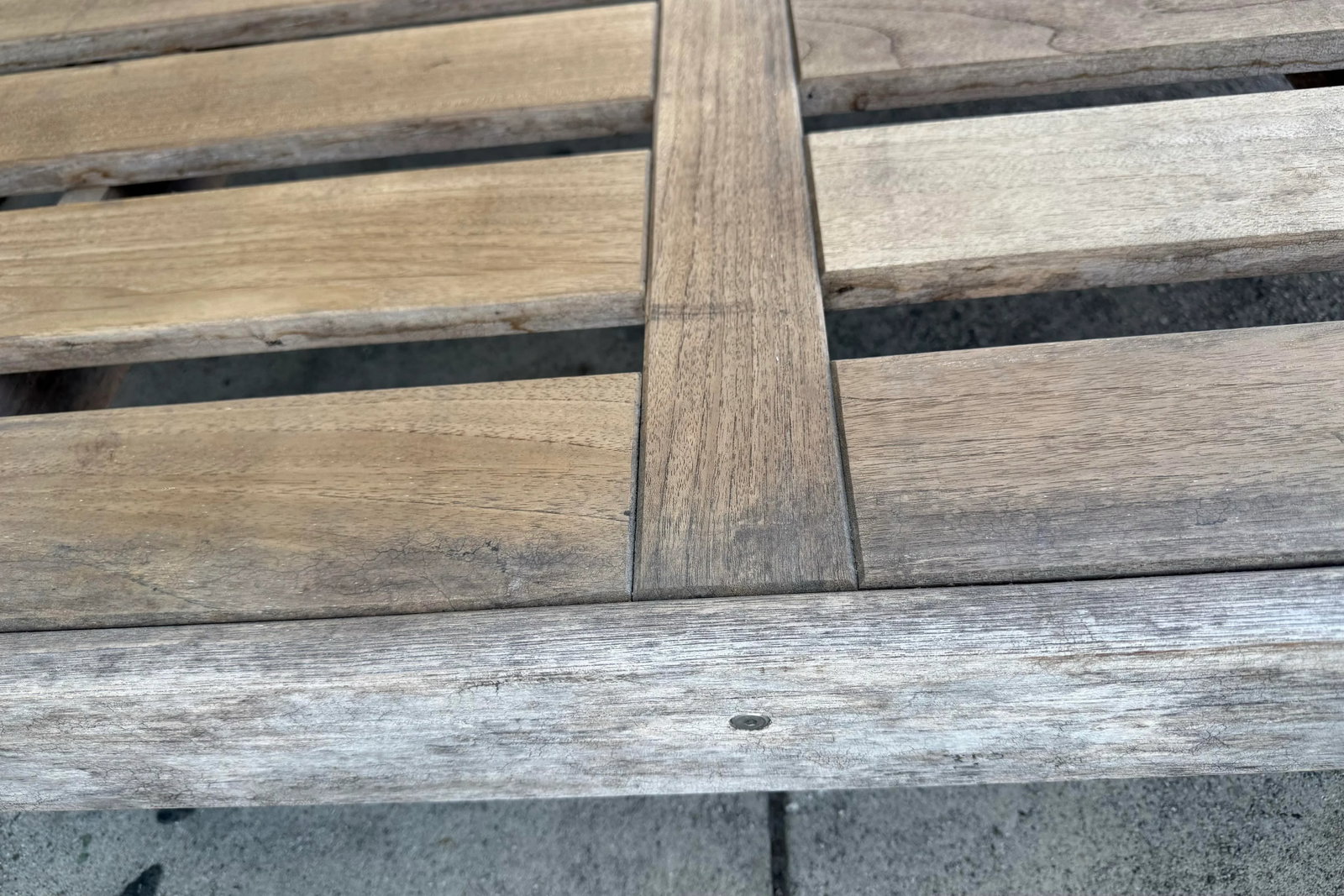 Restoration Hardware Solid Teak Outdoor Platform Base/Chaise Lounge - 9