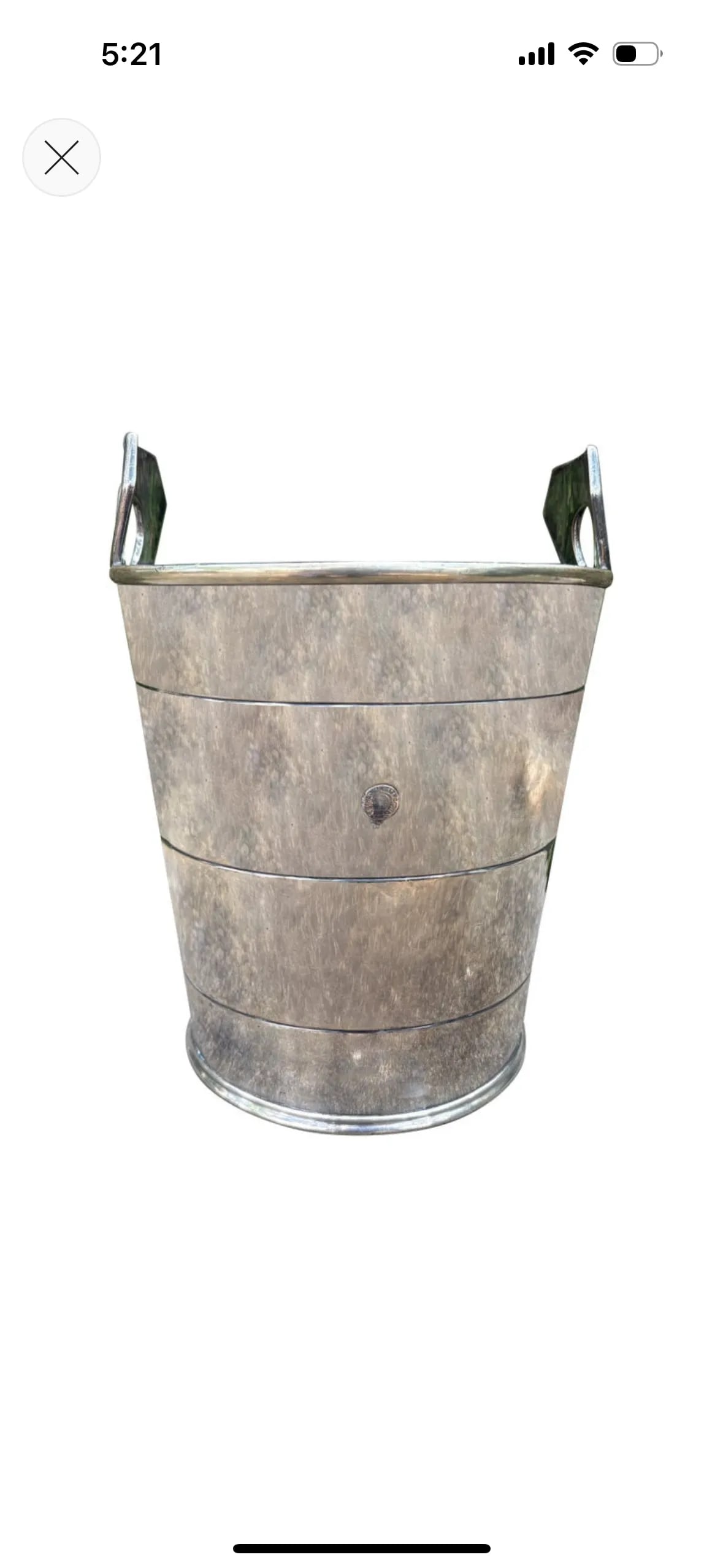 19th Century English Nickel Silver Champagne Bucket - 10