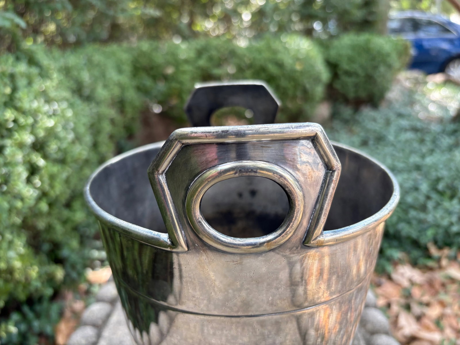 19th Century English Nickel Silver Champagne Bucket - 6