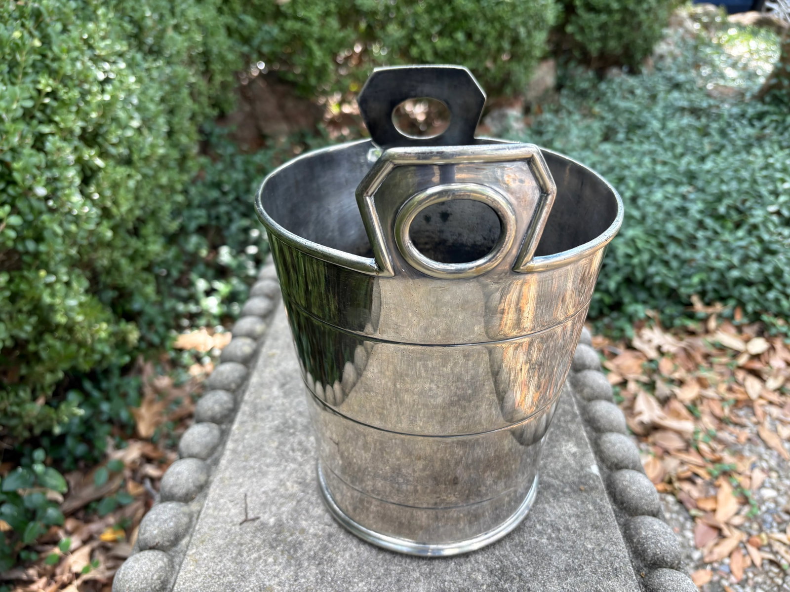 19th Century English Nickel Silver Champagne Bucket - 7
