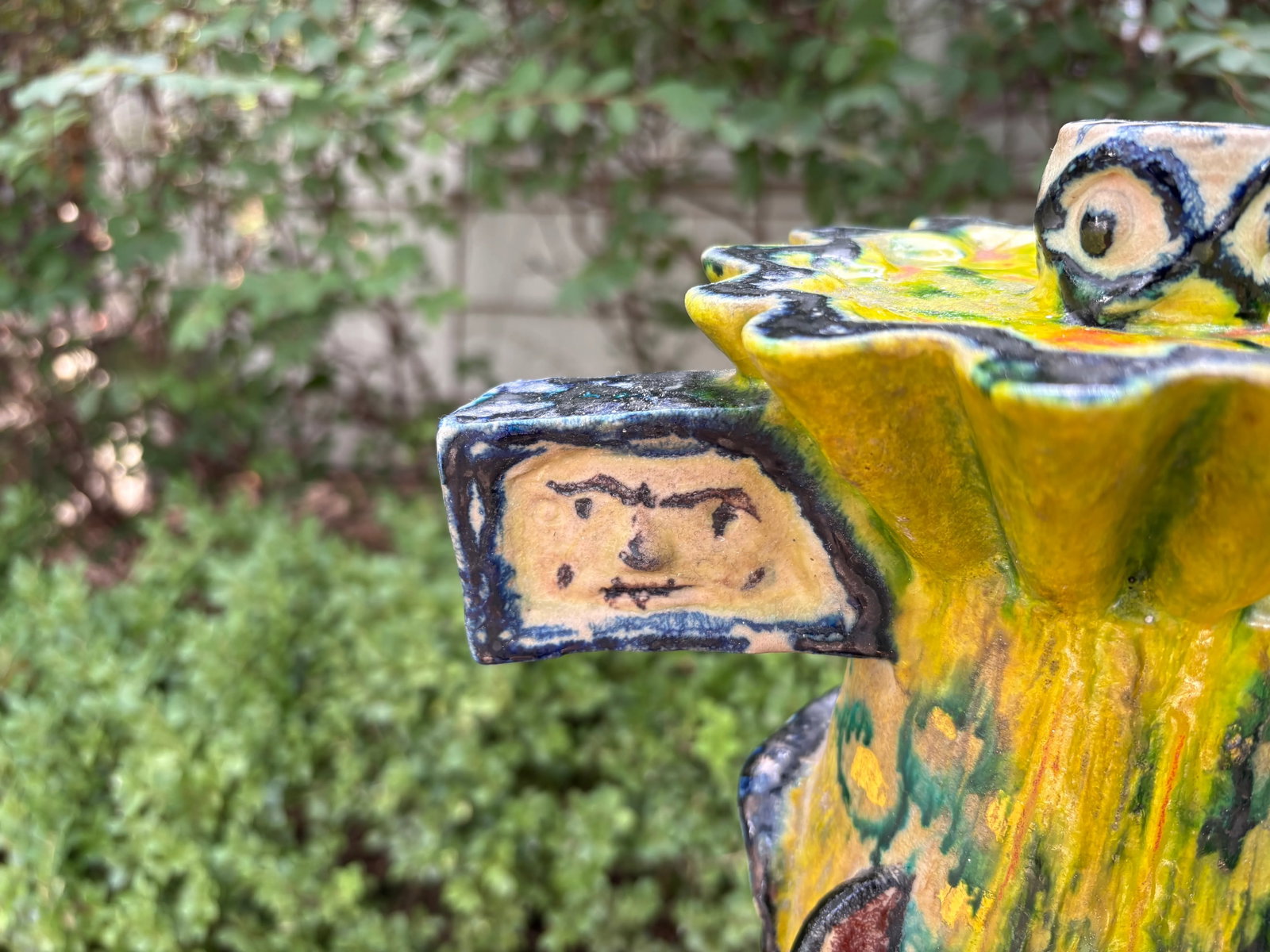 Italian Modern Glazed Terracotta Sculpture - 3