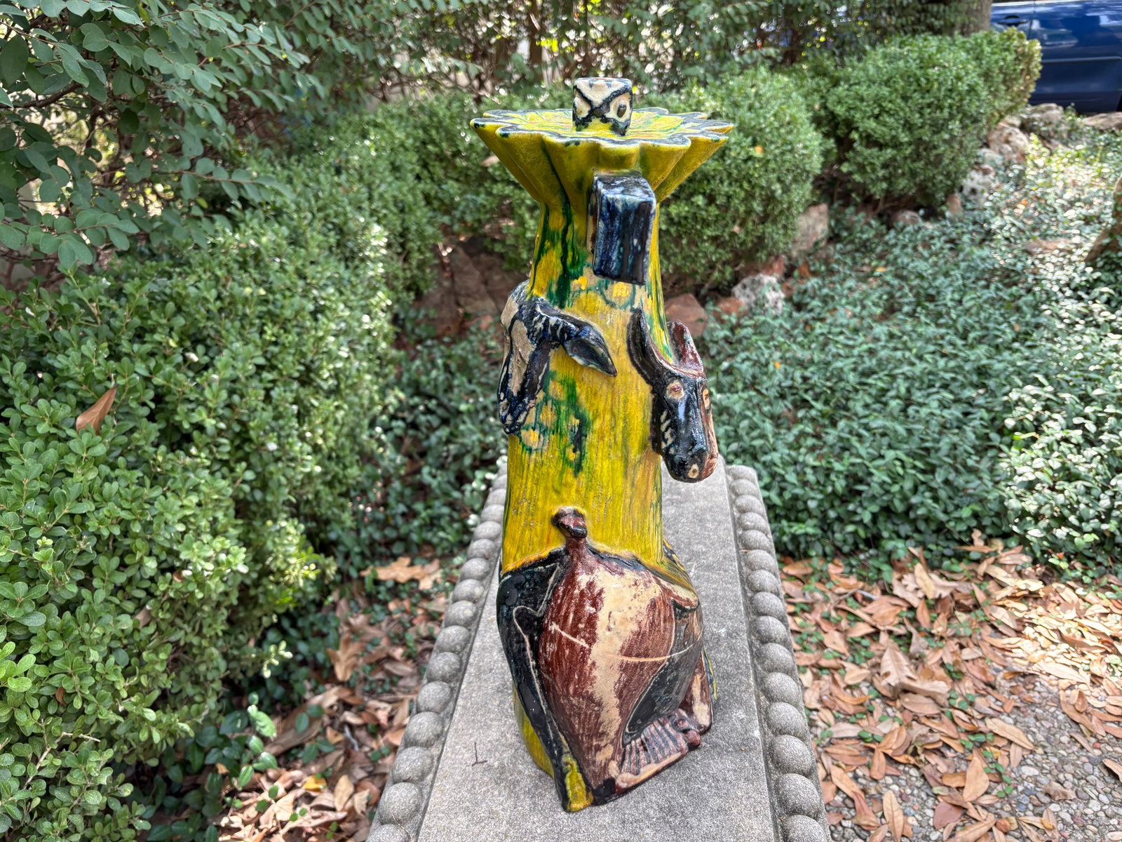 Italian Modern Glazed Terracotta Sculpture - 9