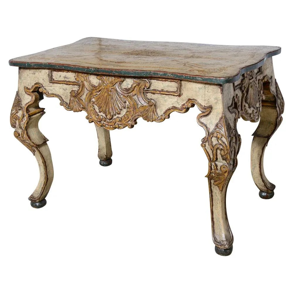 Painted Console or Center Table - 8