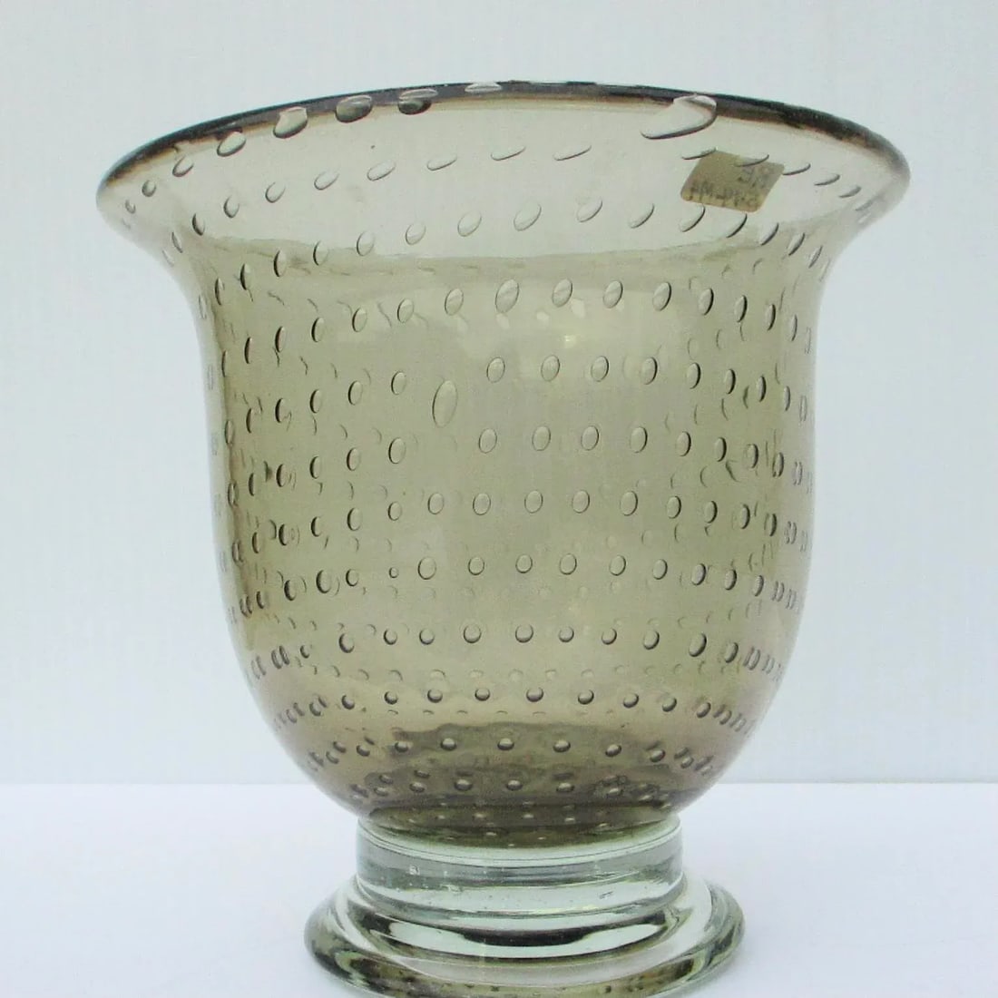 Italian Bubble Art Glass Urn - 3