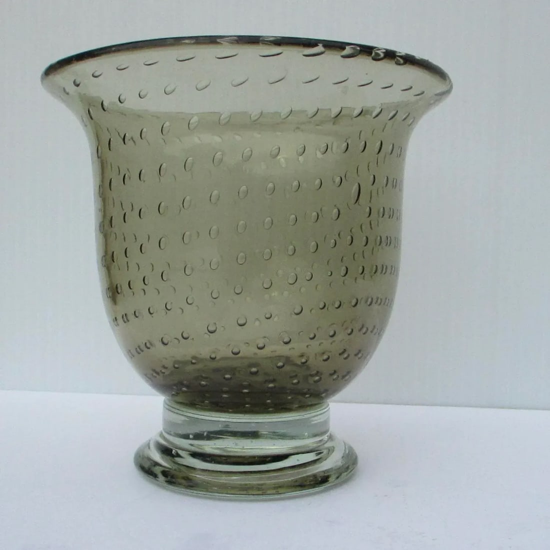 Italian Bubble Art Glass Urn - 6