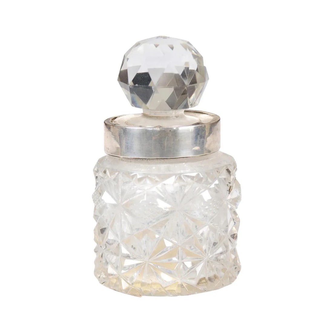 19th Century English Crystal and Silver Jug - 11