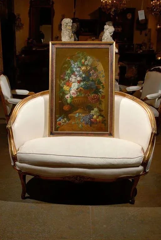 Swedish 1780s Floral Painting in the Manner of Paulus Theodorus van Brussel - 2