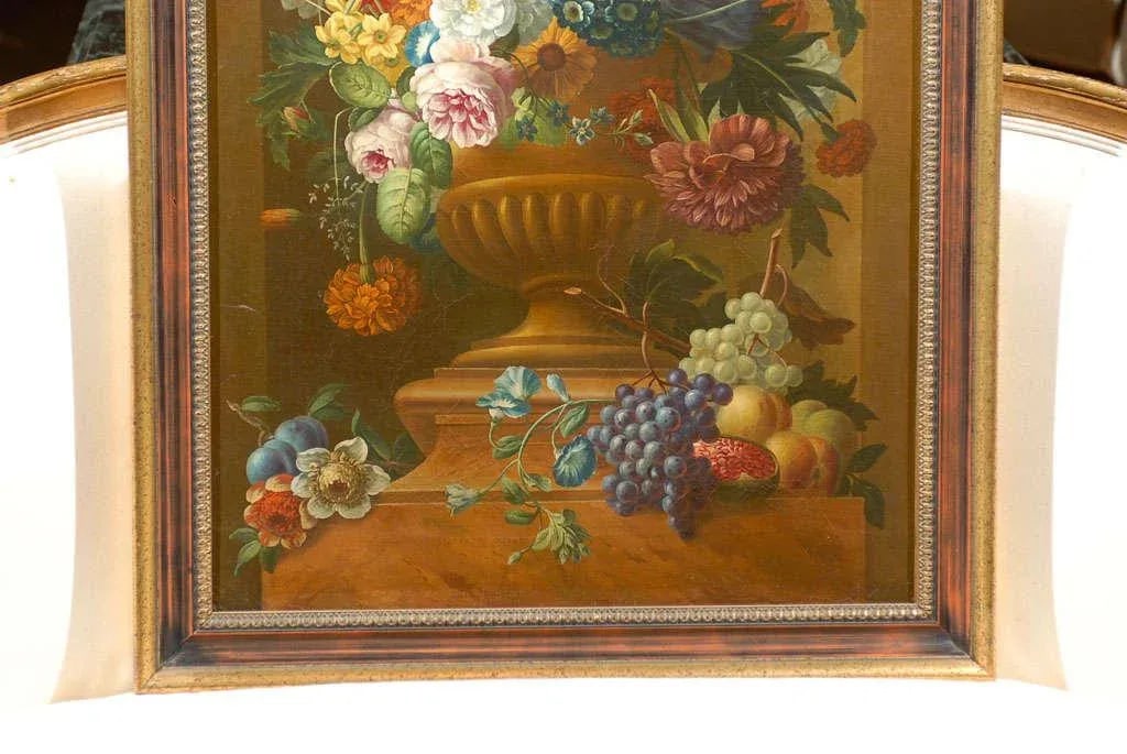 Swedish 1780s Floral Painting in the Manner of Paulus Theodorus van Brussel - 4