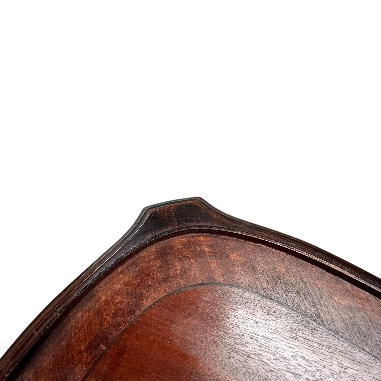 Antique Mahogany Side, Drink, Tea Table, Burl Top and Barley Twist Legs - 11