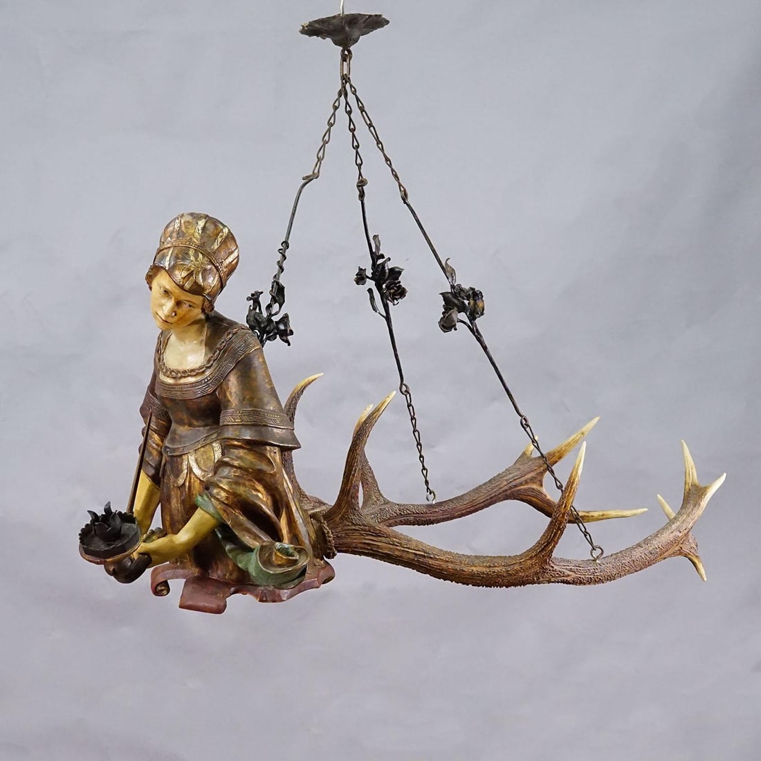 Antique Lusterweibchen Depicting Lucretia, Germany 1900 - 3