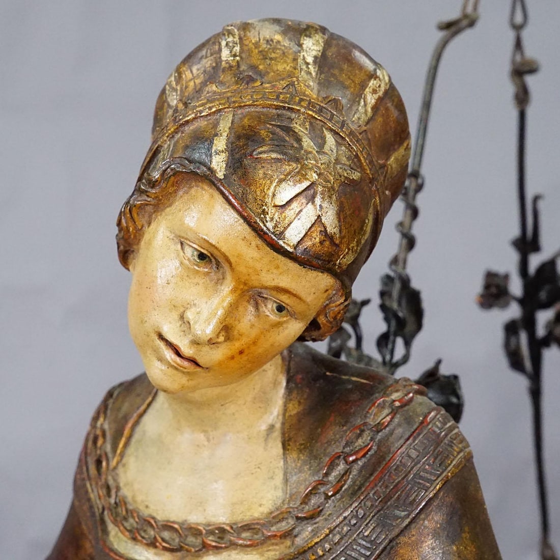 Antique Lusterweibchen Depicting Lucretia, Germany 1900 - 6